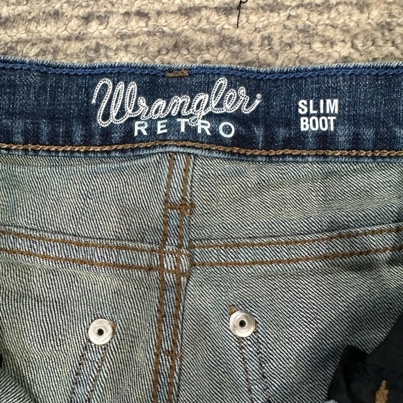 WRANGLER RETRO Boys Boot Cut Jeans, EUC! - Picture 4 of 5
